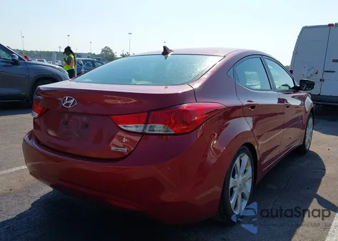 2013 Hyundai Elantra Limited из США, поврежденный, VIN KMHDH4AE9DU670555